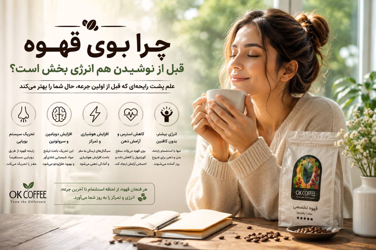 چرا بوی قهوه قبل از نوشیدن هم انرژی‌بخش است؟